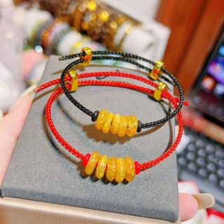 VÒNG TAY NGŨ ĐIẾU THẠCH ANH TÓC VÀNG THIÊN NHIÊN - THẮNG GIANG