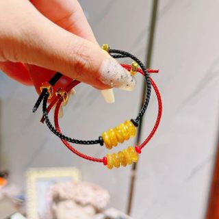 VÒNG TAY NGŨ ĐIẾU THẠCH ANH TÓC VÀNG THIÊN NHIÊN - THẮNG GIANG