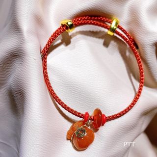 VÒNG TAY TÚI TIỀN ĐÁ NGỌC THIÊN NHIÊN BỌC VÀNG TÂY 10 KARA - THẮNG GIANG