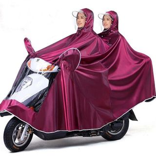 ÁO MƯA 2 ĐẦU PHẢN QUANG XE MÁY CÓ KÍNH CHE