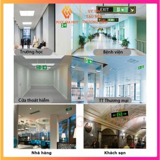 Đèn chỉ dẫn thoát hiểm Exit , biển Exit  lối thoát, Đèn Thoát Hiểm Khi Mất Điện Thiết Bị Phòng Cháy Chữa Cháy