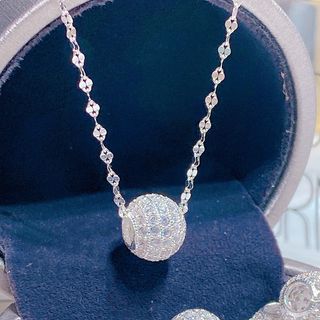 DÂY CHUYỀN BI BẠC TA ĐÍNH FULL ĐÁ - THẮNG GIANG