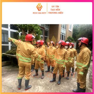 Quần áo phòng cháy chữa cháy TT-48 ,quần áo chống cháy có tem kiểm định, có đủ 5 món đạt tiêu chuẩn pccc