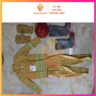 Quần áo phòng cháy chữa cháy TT-48 ,quần áo chống cháy có tem kiểm định, có đủ 5 món đạt tiêu chuẩn pccc