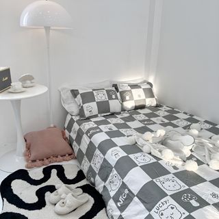 Ga BỌC TOPPER Kèm 2 Vỏ Gối - CHƯA GỒM CHĂN Chất Liệu Cotton Cao Cấp Mát Mịn Miễn Phí Bo Chun m4, m6,m8