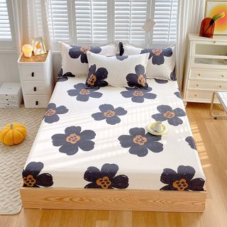 Ga BỌC TOPPER Kèm 2 Vỏ Gối - CHƯA GỒM CHĂN Chất Liệu Cotton Cao Cấp Mát Mịn Miễn Phí Bo Chun m4, m6,m8