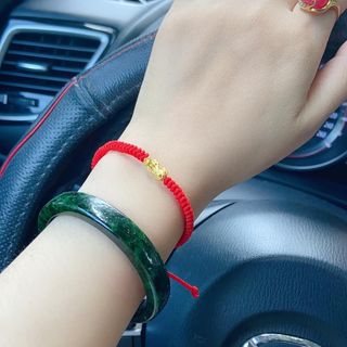 VÒNG TAY TÌ HƯU VÀNG TA 24 KARA TẾT CHỈ MAY MẮN CÓ THẺ HÓA ĐƠN - THẮNG GIANG