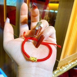 VÒNG TAY TÌ HƯU VÀNG TA 24 KARA TẾT CHỈ MAY MẮN CÓ THẺ HÓA ĐƠN - THẮNG GIANG