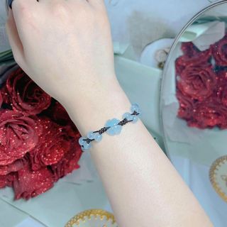 VÒNG TAY CỎ BỐN LÁ ĐÁ MÃ NÃO TẾT HẠT - THẮNG GIANG