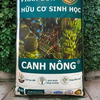 Phân bón hữu cơ sinh học Canh Nông chuyên dùng cho các loại cây trồng xuất khẩu - 25kg