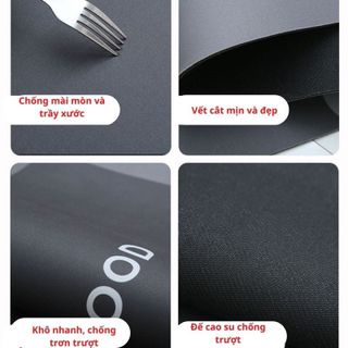 Bộ 2 THẢM BẾP SILICON cao cấp, thảm trải sàn lau chân thấm hút nước chống trơn trượt cho nhà bếp KiMi Decor