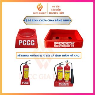 Kệ để bình chữa cháy bằng nhựa , siêu bền ,nhẹ , chống rỉ, chống nước ,tính thẩm mỹ cao.