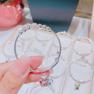 VÒNG TAY CHARM CON GIÁP BẠC TA DÀNH CHO BÉ - CÓ THẺ HÓA ĐƠN - THẮNG GIANG