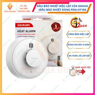 Cảm biến nhiệt độc lập, đầu báo nhiệt dùng pin  ,độ nhạy cao, âm lượng 85dB tuổi thọ pin 10 năm dùng cho gia đình ..vv
