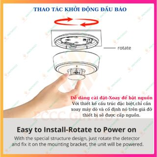 Cảm biến nhiệt độc lập, đầu báo nhiệt dùng pin  ,độ nhạy cao, âm lượng 85dB tuổi thọ pin 10 năm dùng cho gia đình ..vv giá sỉ