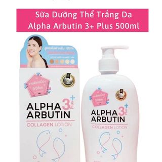 Sữa Dưỡng Thể Trắng Da, Dưỡng ẩm Alpha Arbutin 3 Plus Collagen Lotion 500ml giá sỉ