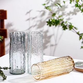 BÌNH CẮM HOA THỦY TINH HÌNH TRỤ 25CM