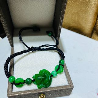VÒNG TAY HỒ LY TẾT SONG ĐIẾU NGỌC CẨM THẠCH FREESIZE - THẮNG GIANG