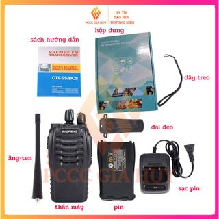 Bộ đàm Kenwood TK 308, nhỏ gọn, âm thanh lớn , đàm thoại 16 kênh  - PCCC GIA HUY