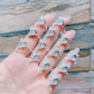 NHẪN HỒ LY BẠC TA NGUYÊN CHẤT CÓ THẺ HÓA ĐƠN - THẮNG GIANG