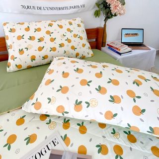 Bộ Chăn ga ĐŨI CHĂN HÈ, Cotton Đũi Hàng Nhập Khẩu 4 Món Siêu Đẹp Mát Lạnh - KiMi Decor