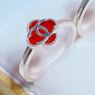 NHẪN CỎ BỐN LÁ BẠC TA HÌNH CHỮ X CÓ THẺ HÓA ĐƠN - THẮNG GIANG