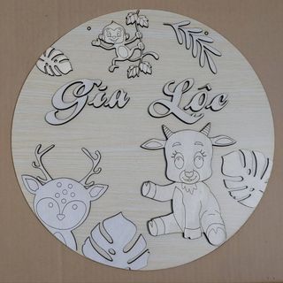 Bảng tên tô màu cho trẻ em