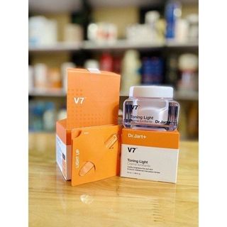 [Mẫu Mới] Kem Dưỡng Làm Trắng Da V7 Toning Light - Dr.Jart+ Hàn Quốc Cải thiện tone da sau 4 tuần sử dụng