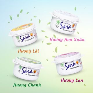 Sáp thơm bông Sara 75g tỏa hương nhanh đánh bay mùi lưu hương từ 10 đến 12 ngày