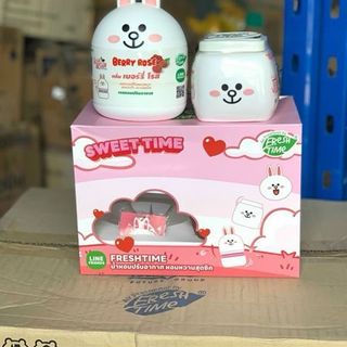 Combo Sáp Thơm Phòng Fresh Time 155gr+200gr Sweet Time + Happy Fresh
