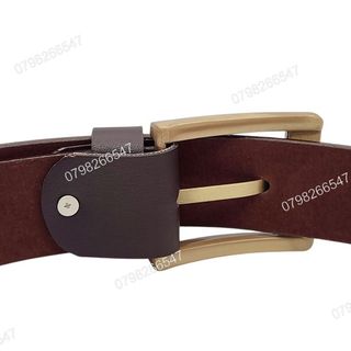 Dây nịt nam giả da cao cấp DHM-510 | Mặt khoá kim bản vuông to thời trang | Bảo hành 12 tháng