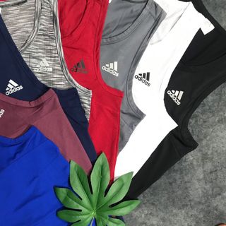Áo ba lỗ nam vải mè Size m l xl xxl Ri 2222 Tách nửa ri được, áo thể thao nữ