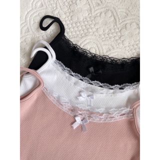 Áo hai dây phối ren đính nơ