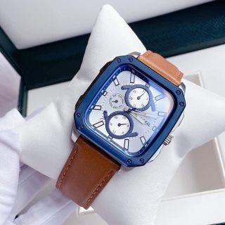 ĐỒNG HỒ NAM CAO CẤP FOXSIL BQ2658 DÂY DA MẶT VUÔNG