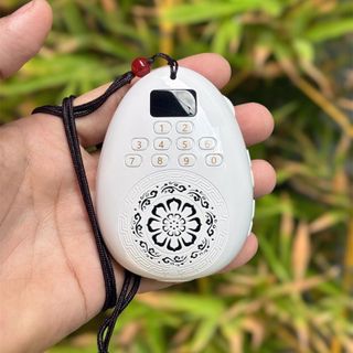 Máy nghe kinh niệm phật GIỌT NƯỚC có sẵn 18 bài / có khe thẻ nhớ / cổng tai nghe 3.5mm / nghe liên tục 10 giờ / dây đeo cổ (trắng) giá sỉ
