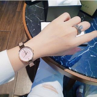 ĐỒNG HỒ NỮ CAO CẤP GU CII MẶT ĐÁ SỨ DÂY ĐÁ BLING BLING 2
