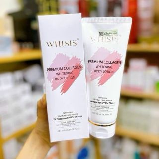￼Sữa dưỡng thể WHISIS Collagen dưỡng trắng, chống nắng Body cao cấp_200ml