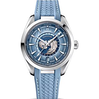 ĐỒNG HỒ NAM CAO CẤP ÔMÊGA SEAMASTER MÁY CƠ XANH NHẠT