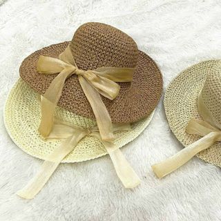 Mũ vành đủ mẫu nhiều sợi dây mỏng cột thành nơ NV
