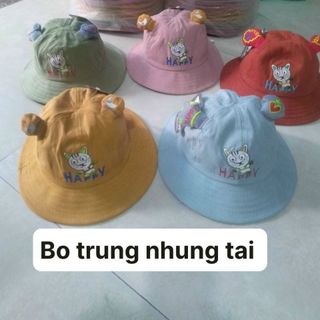 Mũ bucket trẻ em đủ mẫu thỏ đang vẽ CQ