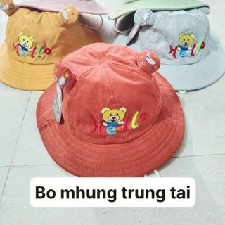 Mũ bucket trẻ em đủ mẫu thỏ đang vẽ CQ