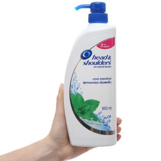 DẦU GỘI HEAD & SHOULDERS BẠC HÀ THÁI LAN 850ML - SILVER