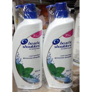 DẦU GỘI HEAD & SHOULDERS BẠC HÀ THÁI LAN 850ML - SILVER