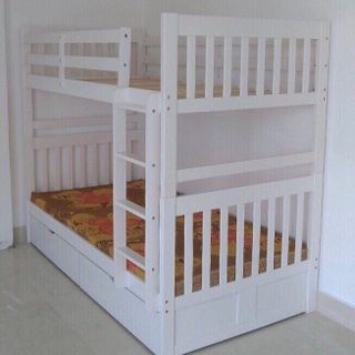 Giường tầng trẻ em có hộc kéo 1m  x 1.93m  xuất khẩu | Mã: BS 012 | Giường Tầng DAV giá sỉ