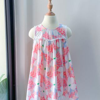Váy Hoa Bé Gái Áo Đầm Cho Bé Dáng Baby doll Thoải Mái Đáng Yêu
