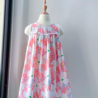 Váy Hoa Bé Gái Áo Đầm Cho Bé Dáng Baby doll Thoải Mái Đáng Yêu giá sỉ