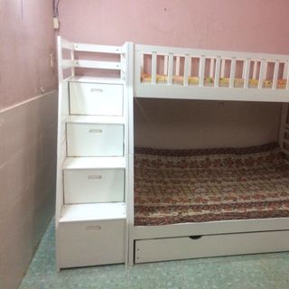 Giường tầng trẻ em có hộc kéo 1.4m x 1.93m xuất khẩu | Mã: BF 192 | Giường Tầng DAV