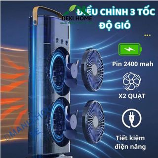 Quạt Đôi Điều Hòa Phun Sương