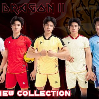 Bộ quần áo bóng đá thiết kế Justplay Dragon II giá sỉ