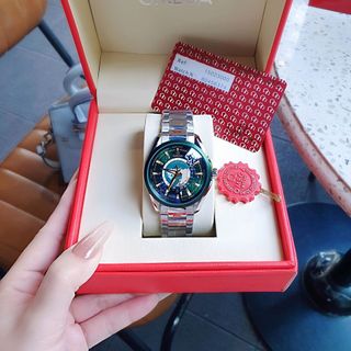 ĐỒNG HỒ NAM CAO CẤP ÔMÊGA SEAMASTER MÁY CƠ XANH LÁ